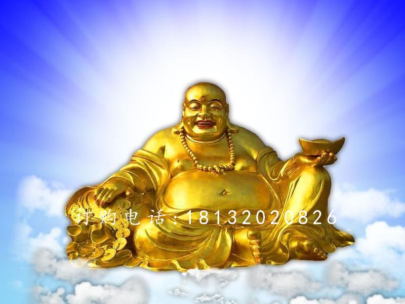 彌勒佛銅雕,鑄銅彌勒佛雕塑 (3)