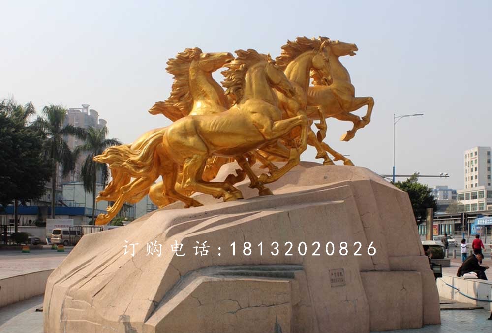 鑄銅飛馬，銅雕飛馬雕塑