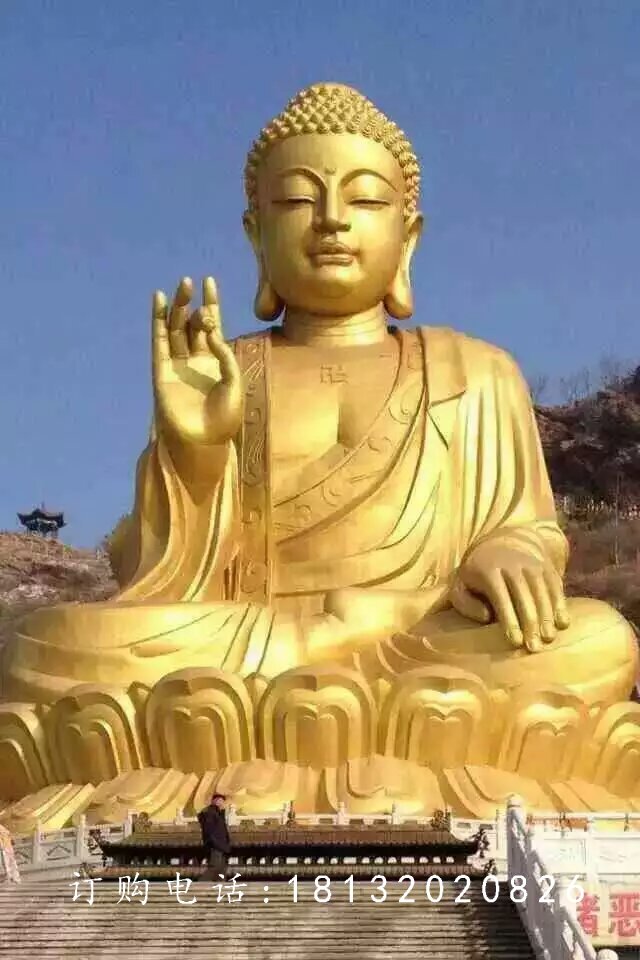 銅雕如來(lái)佛祖，大自然景觀雕塑