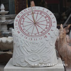 石頭日晷雕塑，石雕日晷，學(xué)校日晷雕塑