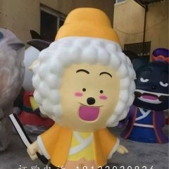 玻璃鋼懶羊羊，玻璃鋼卡通動(dòng)漫雕塑