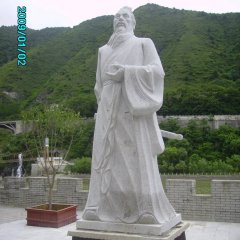 司馬懿石雕 ，廣場(chǎng)古人物雕塑
