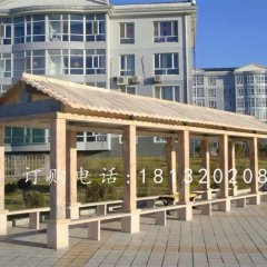 石雕走廊，小區(qū)石長(zhǎng)廊雕塑