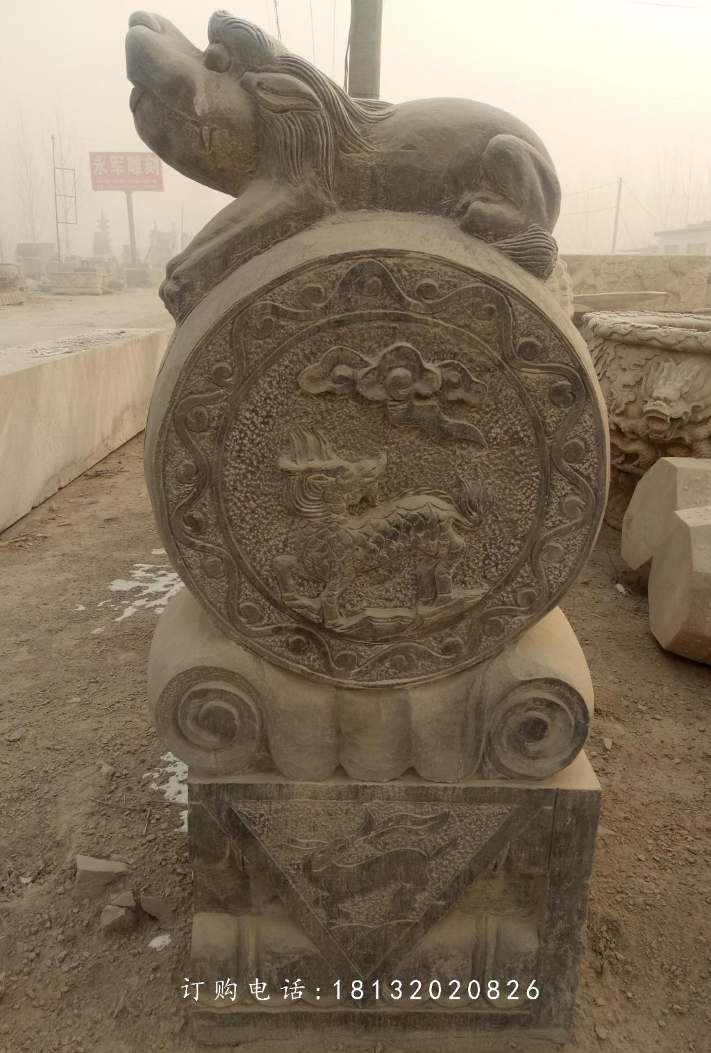 抱鼓石，青石門(mén)墩，仿古門(mén)墩 (1)