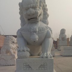 北京獅石雕，大型北京獅石雕