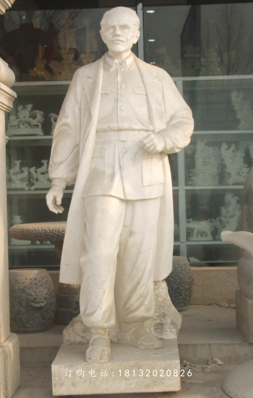 白求恩石雕，大理石醫(yī)院名人雕塑1