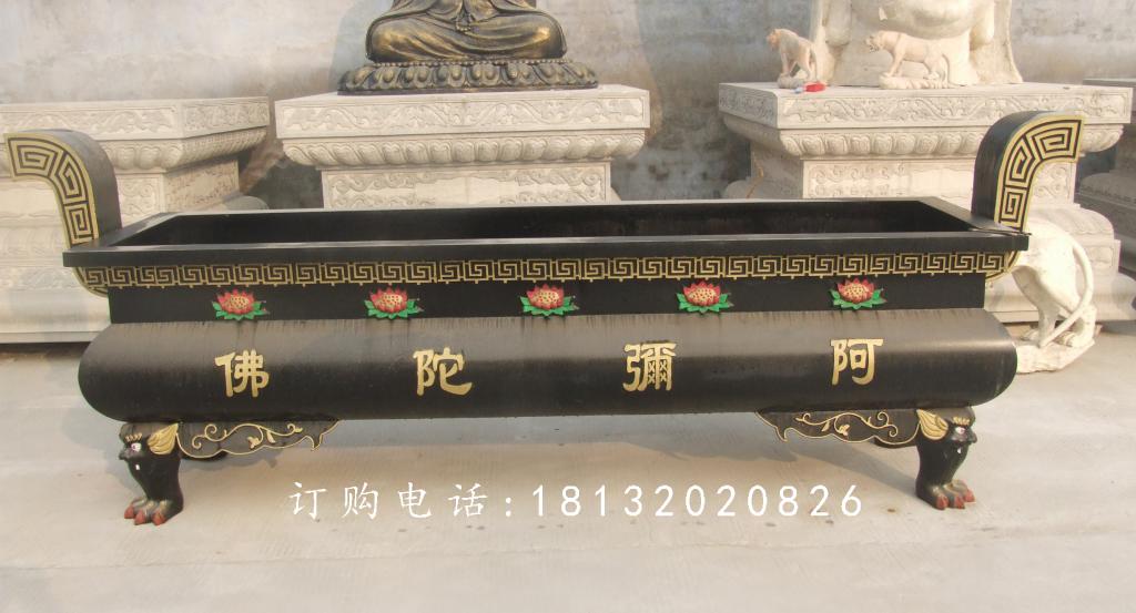 寺廟銅香爐，方形銅香爐1