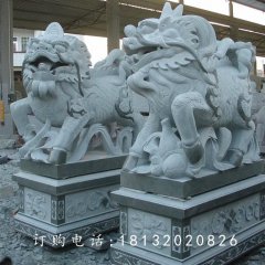 青石貔貅，石雕神獸