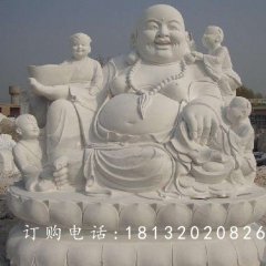 石雕彌勒佛，坐式彌勒佛像