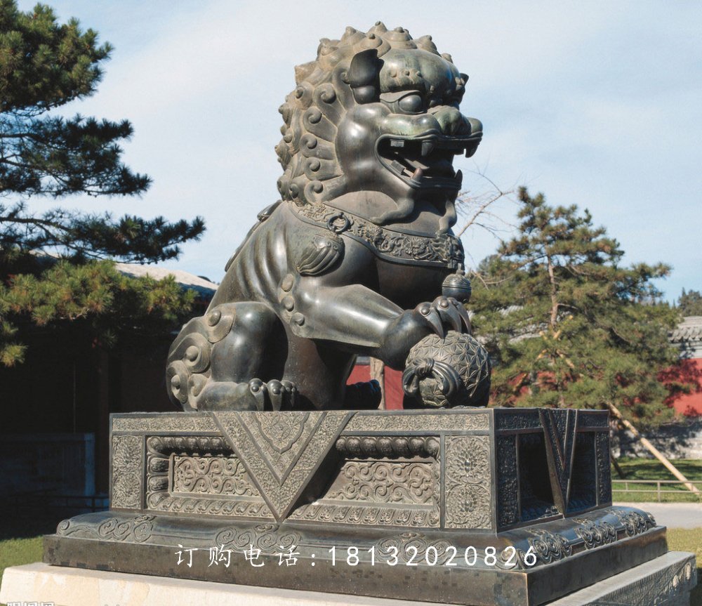 銅雕獅子，銅雕動(dòng)物雕塑