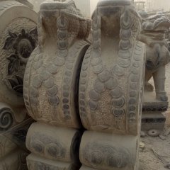 金蟾石雕門墩，仿古石門墩，石雕抱鼓石