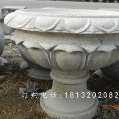 大理石花盆雕塑，公園景觀花盆