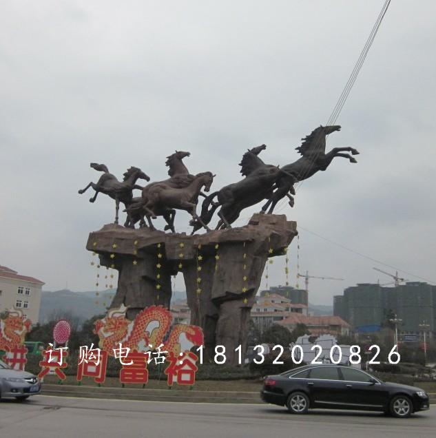 奔馬銅雕，廣場銅馬雕塑