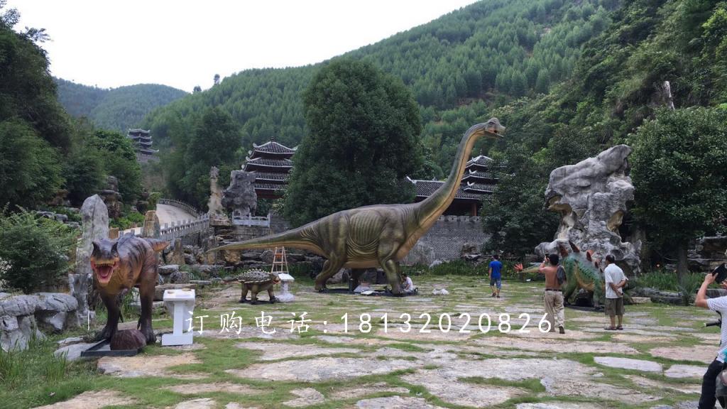 玻璃鋼恐龍雕塑，仿真恐龍雕塑 (3)