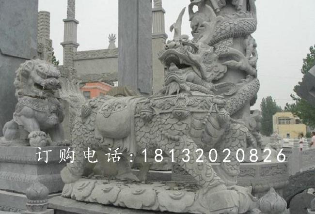 麒麟石雕,青石神獸石雕 (1)