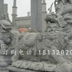 麒麟石雕，青石神獸石雕