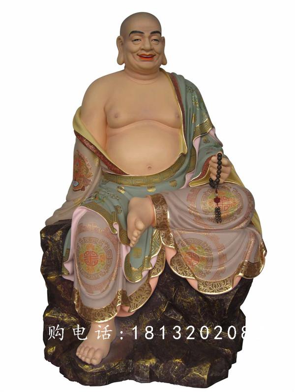 玻璃鋼十八羅漢雕塑，玻璃鋼彩繪佛像雕塑 (3)