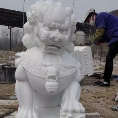 北京獅石雕，漢白玉獅子石雕