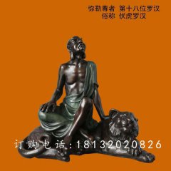 銅雕十八羅漢，寺廟銅佛像