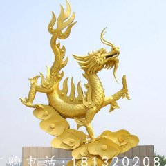 不銹鋼龍騰虎躍雕塑，廣場不銹鋼雕塑