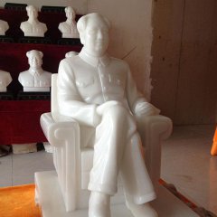 漢白玉偉人雕塑，毛主席石雕