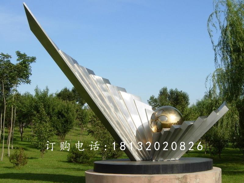 不銹鋼明珠雕塑，公園不銹鋼雕塑