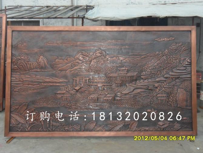 浮雕畫，廣場(chǎng)銅浮雕