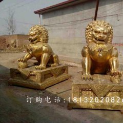 北京獅銅雕，廣場銅獅子雕塑