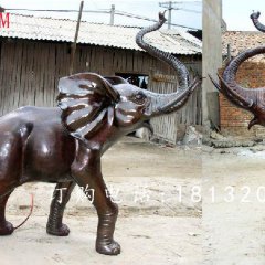 大象銅雕，廣場(chǎng)動(dòng)物銅雕