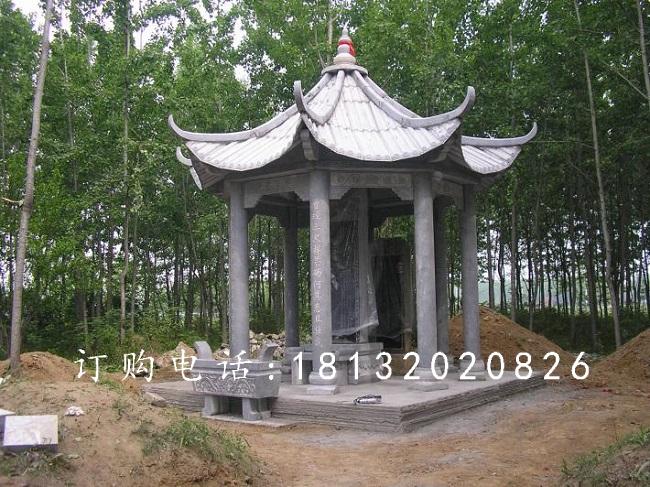 碑亭石雕，陵園涼亭石雕