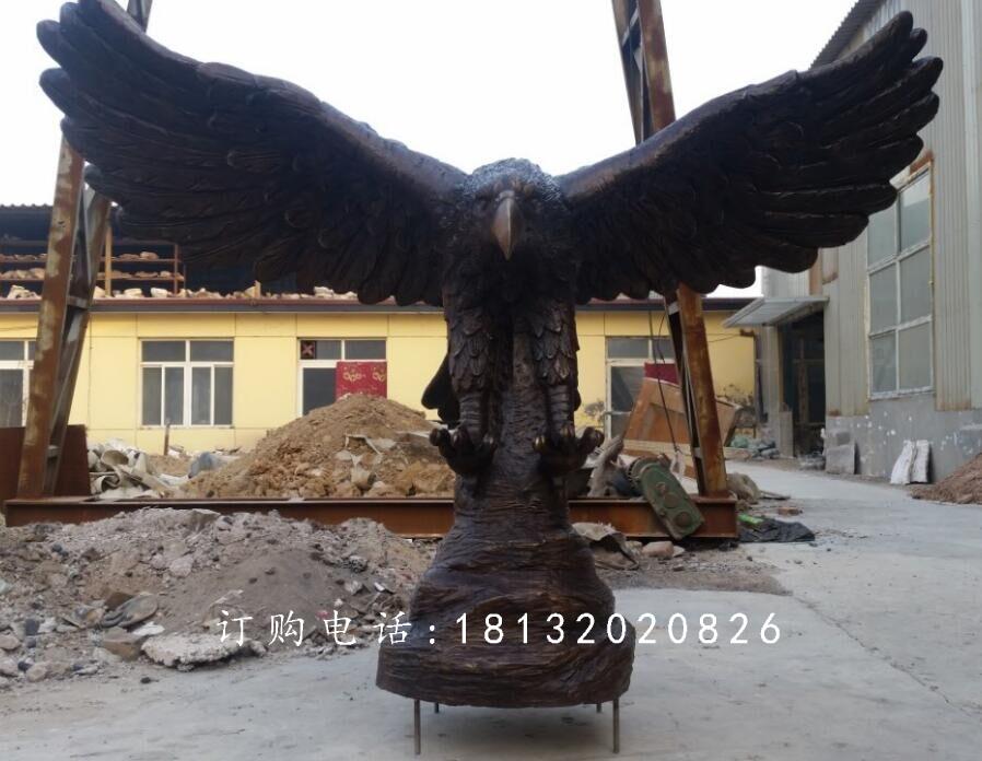 雄鷹展翅銅雕，廣場銅雕鷹 (2)