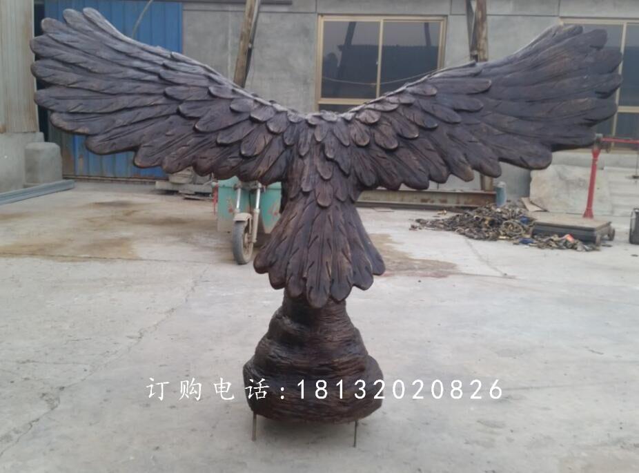 雄鷹展翅銅雕，廣場銅雕鷹 (3)