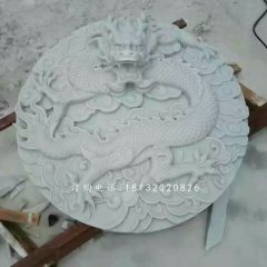 漢白玉石浮雕，石龍浮雕