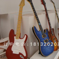 玻璃鋼吉他雕塑，玻璃鋼仿真樂(lè)器