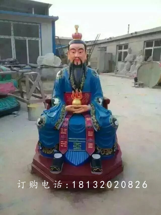 玻璃鋼鎮(zhèn)元子雕塑，神仙玻璃鋼雕塑