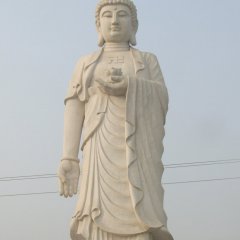 立式如來石雕，石雕佛像