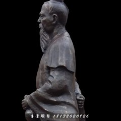 藥王孫思邈銅雕，公園名人銅雕