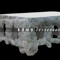 青石石桌，公園異形石桌