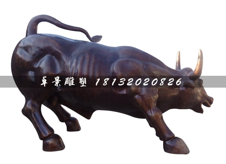 華爾街銅牛，廣場動物銅雕 (1)