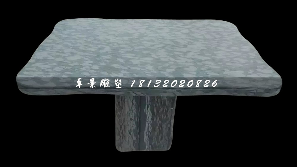 石雕方桌，大理石方桌雕塑