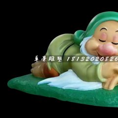 小矮人雕塑，玻璃鋼卡通雕塑