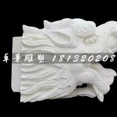 龍頭石雕，大理石噴水龍頭雕塑