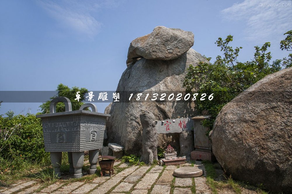 四腳銅鼎，仿古銅鼎雕塑