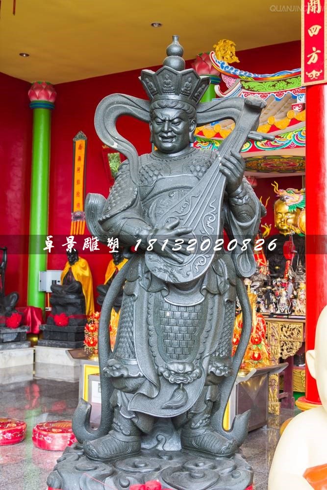 持國天王銅雕,四大護法銅雕