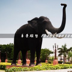 廣場大象雕塑，玻璃鋼仿真動物