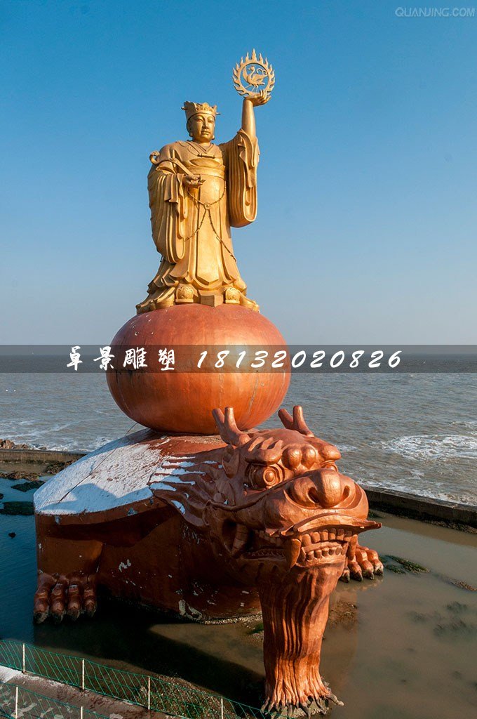 太陽(yáng)神銅雕，海邊神仙銅雕