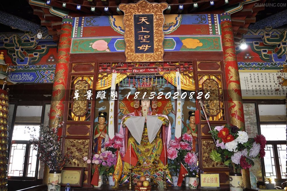 媽祖雕塑，玻璃鋼神仙雕塑