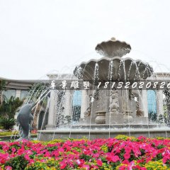 噴泉石雕，公園歐式噴泉石雕