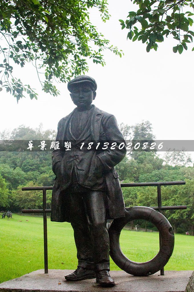 青年鄧小平銅雕,公園偉人銅雕