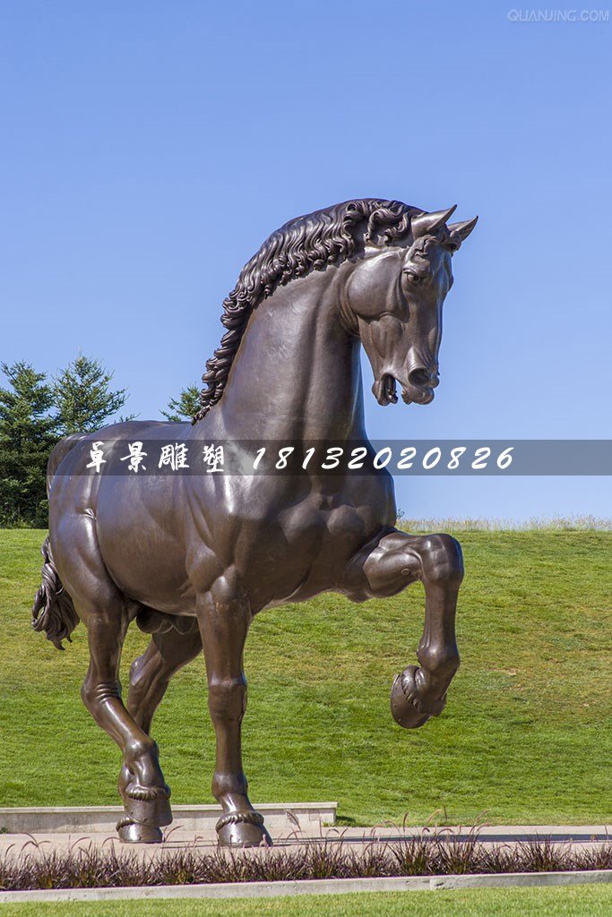 銅雕馬,公園仿真銅馬雕塑
